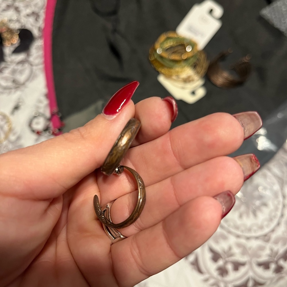 Copper hoops